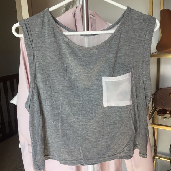 Adore Me Tops - Adore Me Gray Tee NWT